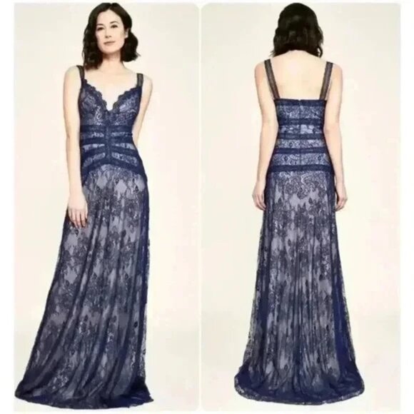 Tadashi Shoji Dutton Gown Size 14 NEW W/TAGS - Picture 1 of 7